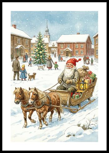 Poster Santas Sleigh Journey