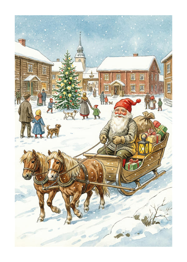 Poster Santas Sleigh Journey