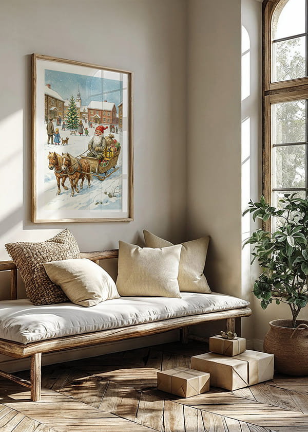 Poster Santas Sleigh Journey crossfade