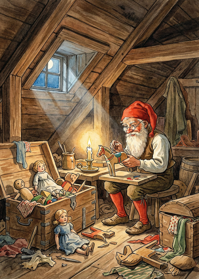 Gezellige lichtwerkplaats van de Kerstman zorgt voor magie-12