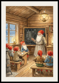 Elfen in winterklassen bereiden kerstgeheimen voor-2