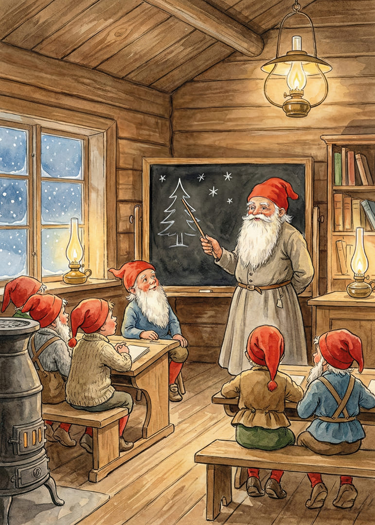 Dans les classes d'hiver, des elfes préparent des secrets de Noël-12