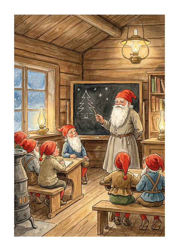 Juliste Santas Classroom