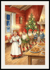 Lucia guide les elfes dans une ambiance de Noël illuminée-2