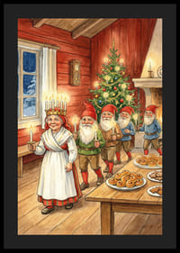 Lucia guide les elfes dans une ambiance de Noël illuminée-4