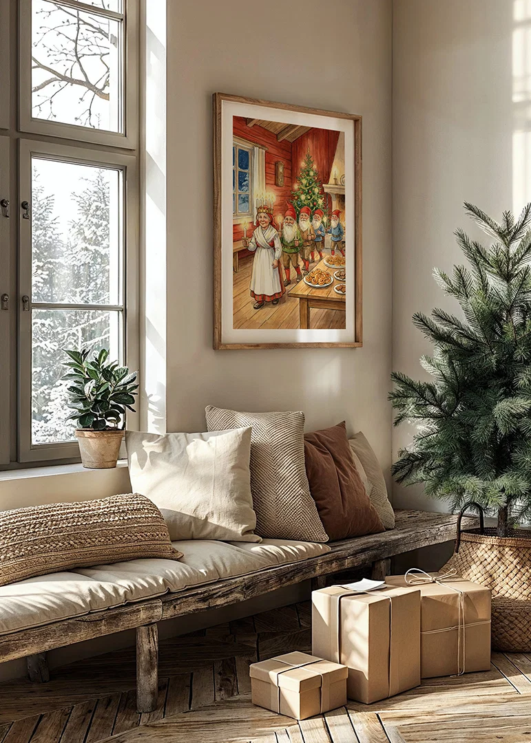 Lucia leads the elves in a light-filled Christmas time-12