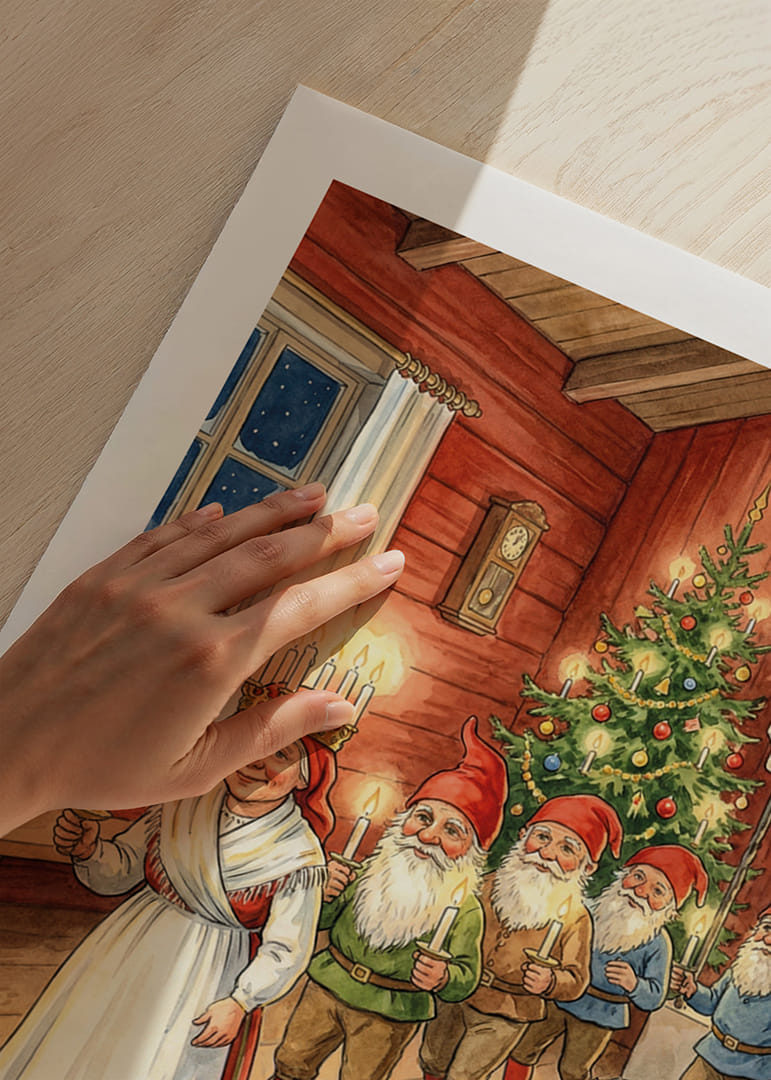 Lucia guide les elfes dans une ambiance de Noël illuminée-12