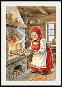 A warm and homely atmosphere with gingerbread baking-2