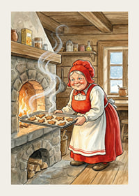 A warm and homely atmosphere with gingerbread baking-3