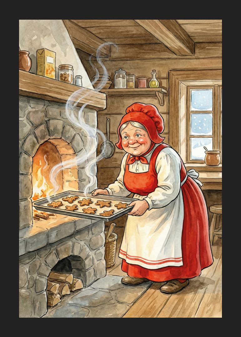 A warm and homely atmosphere with gingerbread baking-12