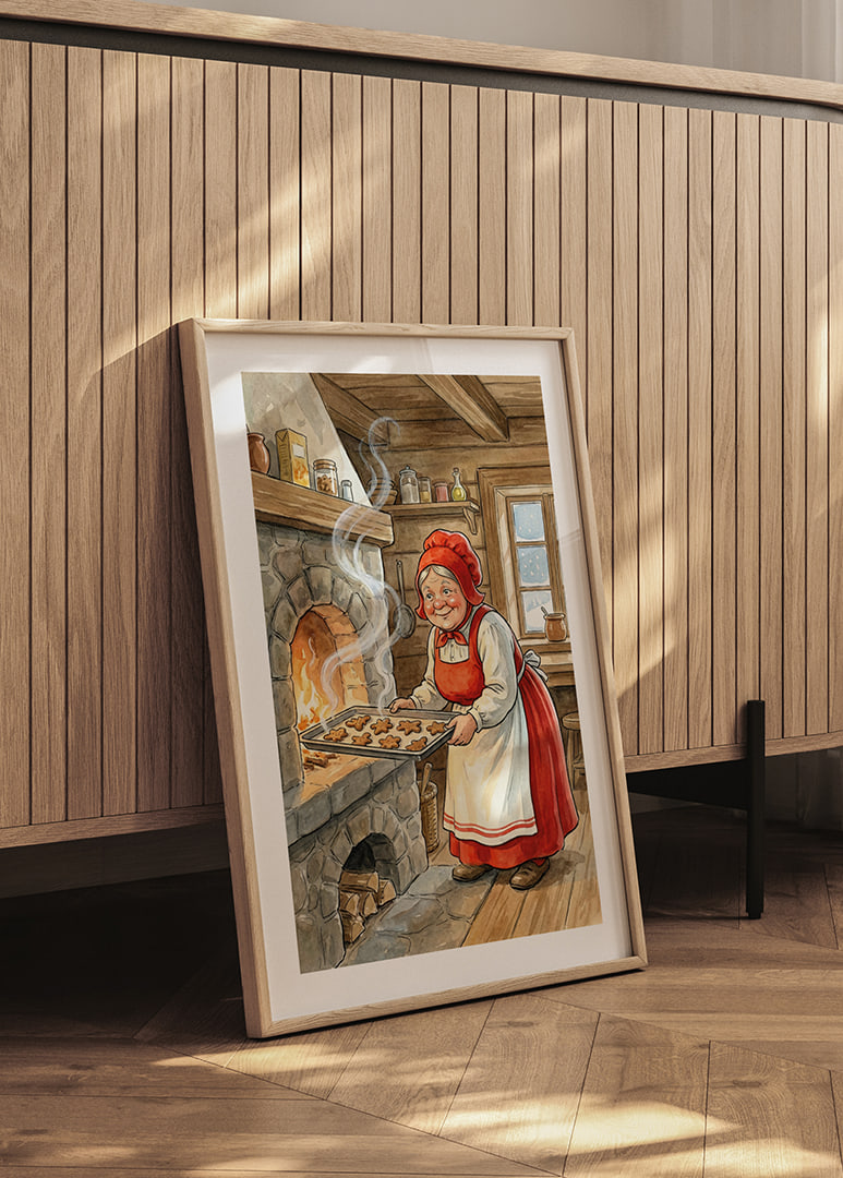 A warm and homely atmosphere with gingerbread baking-12