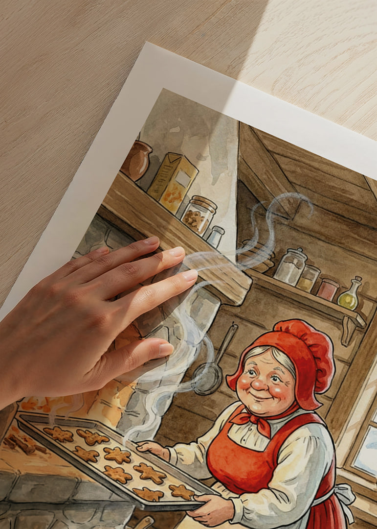 A warm and homely atmosphere with gingerbread baking-12