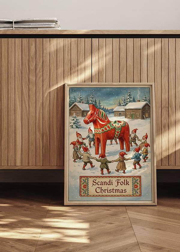 Poster Scandinavian Holiday Spirit crossfade