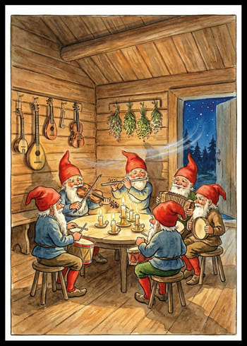 Plakat Nordic Night Melody