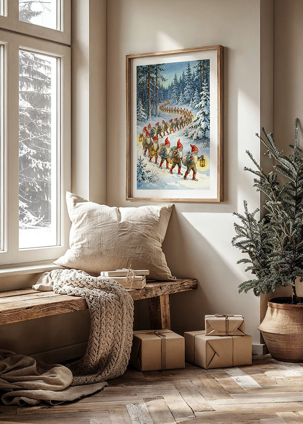 Poster Lanterns In The Snow crossfade