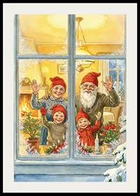 Glädje strålar från julfirandet i vintermörkret-2