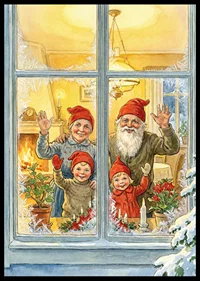 Glädje strålar från julfirandet i vintermörkret-6