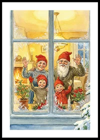 Glädje strålar från julfirandet i vintermörkret-0
