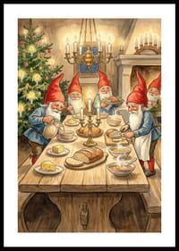 Elfen rond de tafel verspreiden de kerstsfeer-0