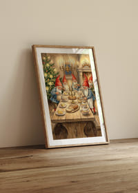 Elfen rond de tafel verspreiden de kerstsfeer-4