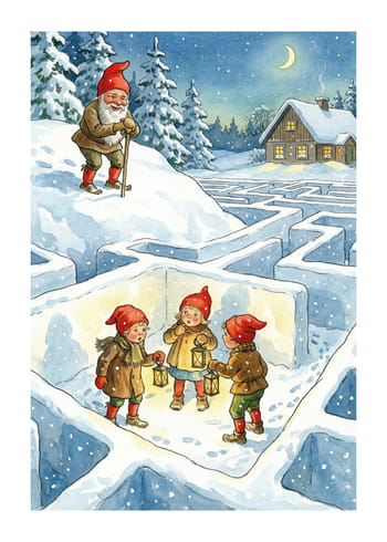 Poster Glistening Snow Paths