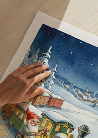 Gnomer leder ett magiskt tåg genom vinterlandskapet-5