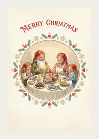 Un dîner de Noël chaleureux entouré de famille et de rires-3