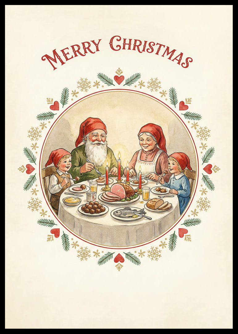 A cozy Christmas dinner surrounded by family and laughter-12