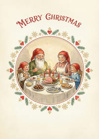 En mysig julmiddag omgiven av familj och skratt-3