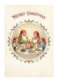 A cozy Christmas dinner surrounded by family and laughter-1