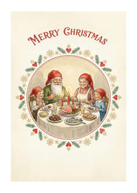 En mysig julmiddag omgiven av familj och skratt-1