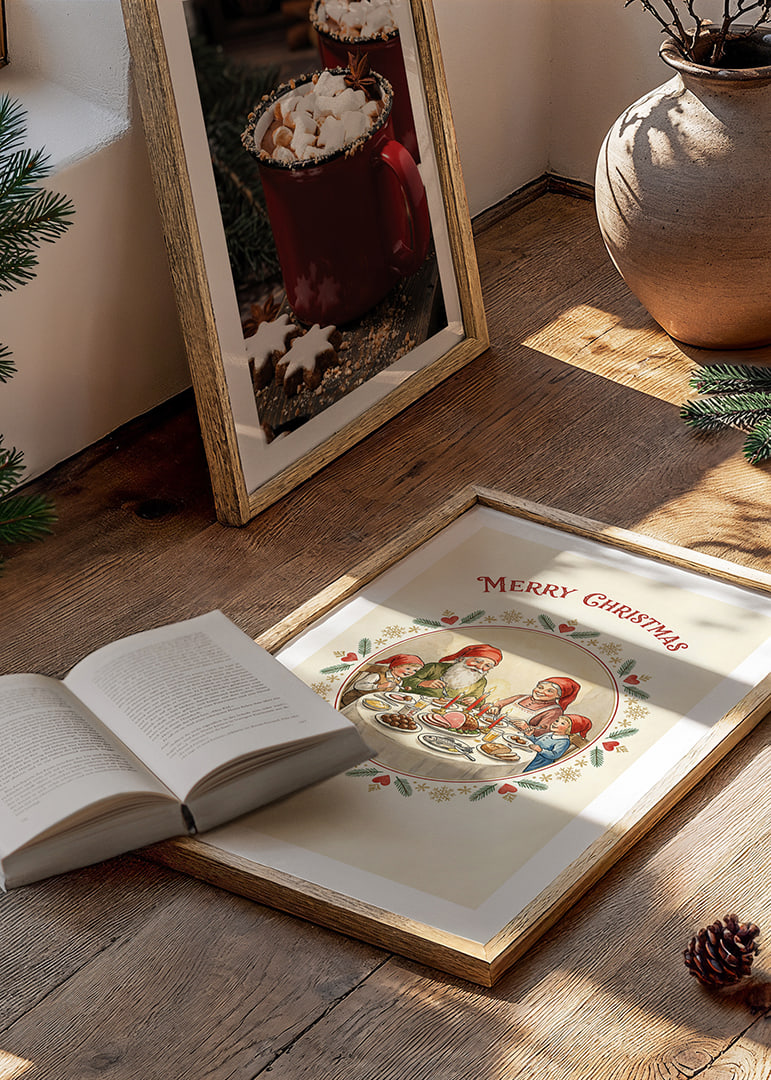 A cozy Christmas dinner surrounded by family and laughter-12