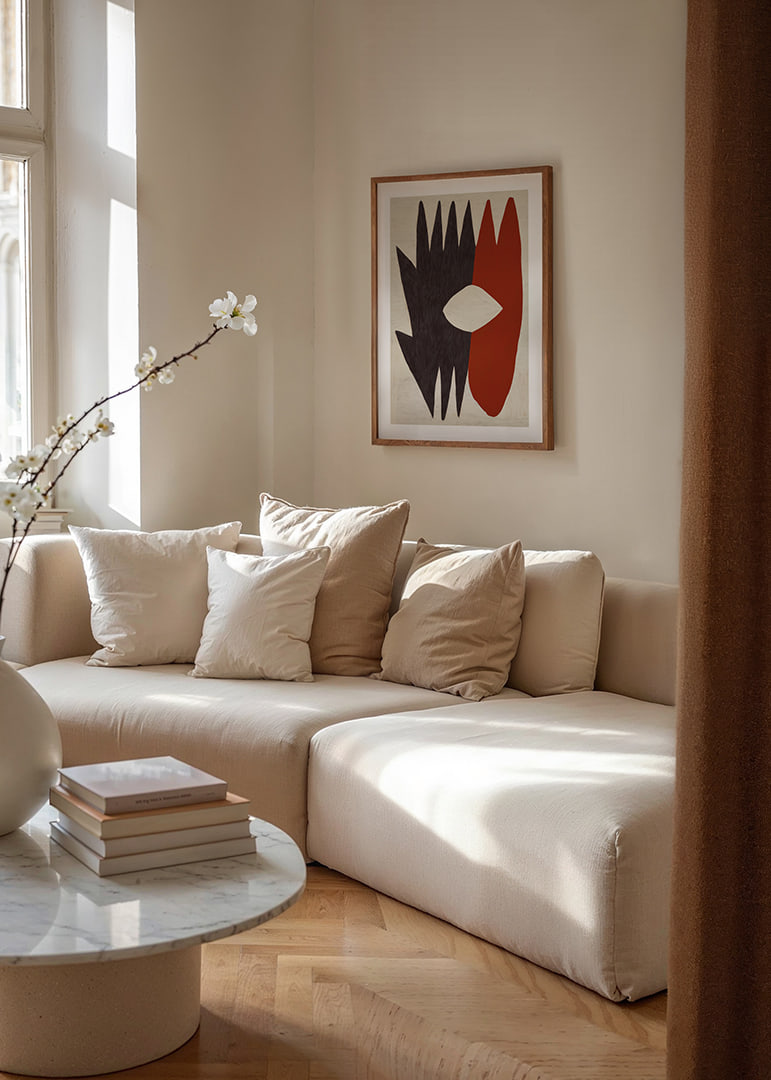 Modern shapes in bold color contrast provide a powerful presence.-12