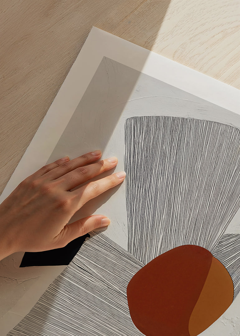 Abstract shapes create a harmonious balance and attract the viewer.-12