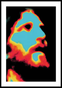 Farbenfrohes Poster mit einer intensiven und geheimnisvollen Ausstrahlung.-2