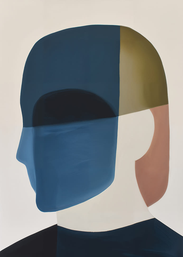 Farebné tiene, ktoré sa hrajú s výraznými tvarmi.-12