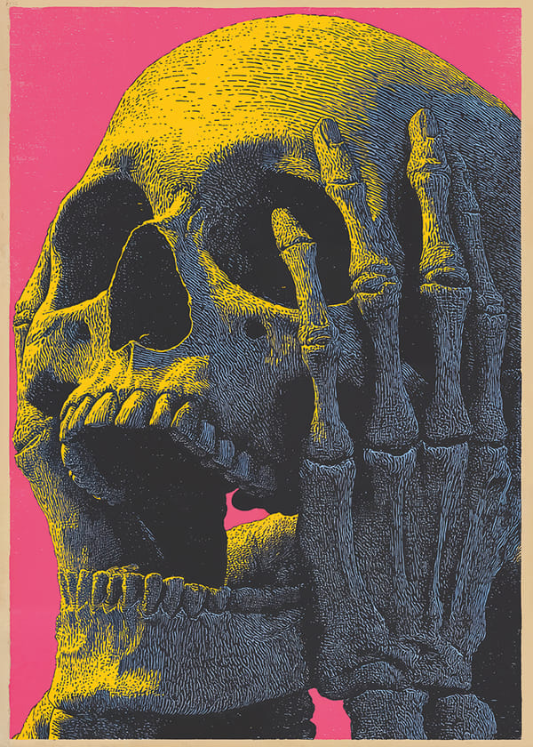 Poster Skeletal Muse