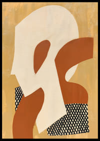 Organische Formen in Goldtönen erzeugen ein harmonisches Gefühl.-2