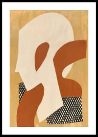 Organische Formen in Goldtönen erzeugen ein harmonisches Gefühl.-0