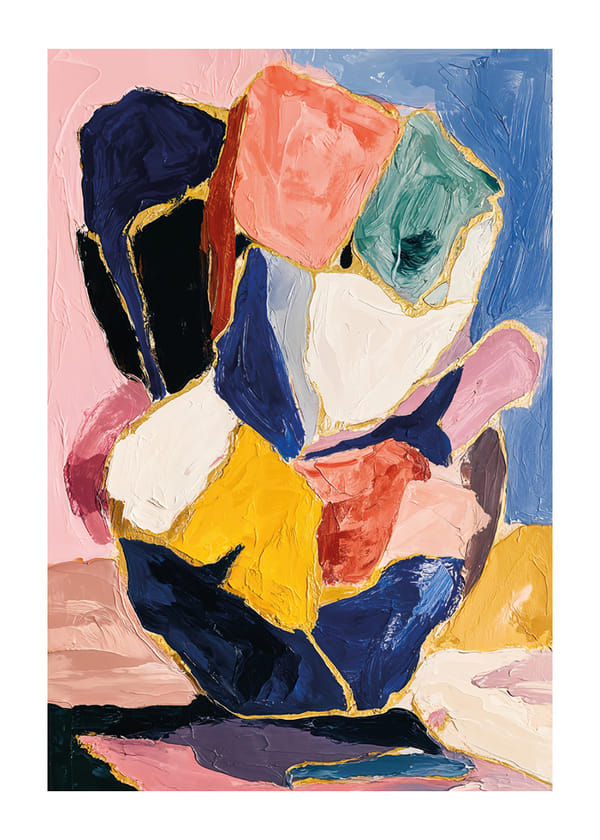 Poster Bold Brushstrokes