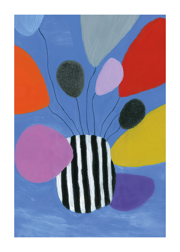 Plakāts Stripes And Hues