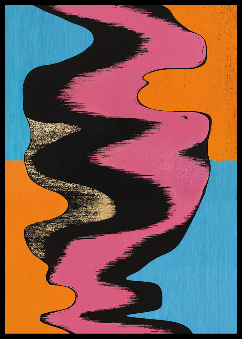 Živá abstrakcia s intenzívnymi farbami a elegantným pohybom.-12