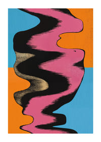 Živá abstrakcia s intenzívnymi farbami a elegantným pohybom.-1