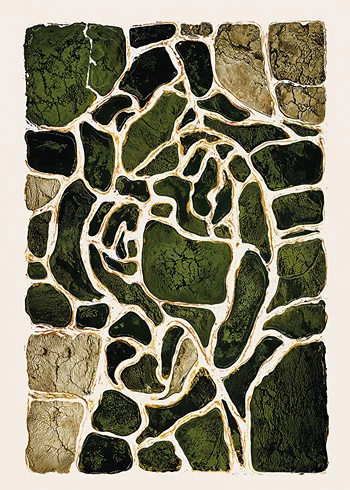 Poster Mossy Mosaic