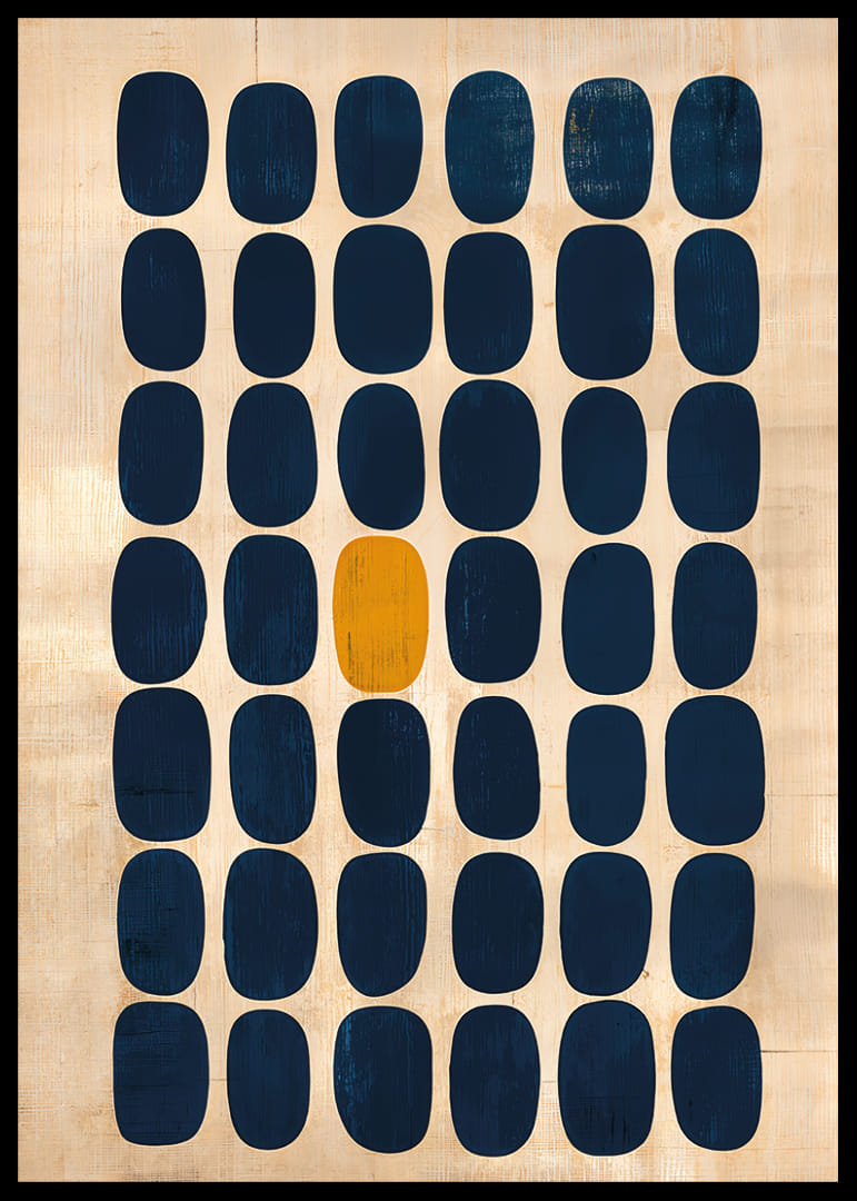 Der Kontrast der blauen Rechtecke vor dem goldenen Hintergrund ist faszinierend.-12