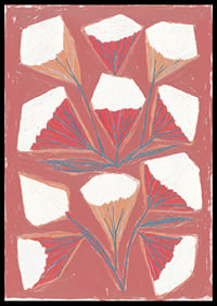 Geometriska blommor sprider skönhet och balans.-0