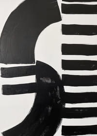 Schwarz-weiße Formen in perfekter Balance verleihen dem Ganzen ein stilvolles Flair.-3