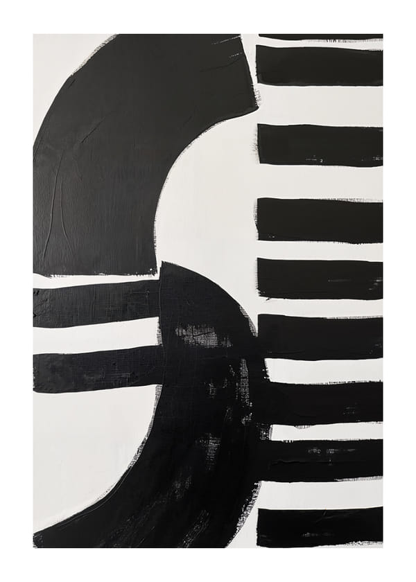 Poster Black And White Elegance