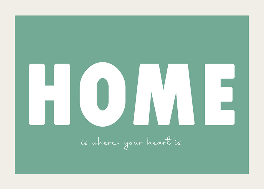 A heartfelt message that creates a sense of homeliness.-12