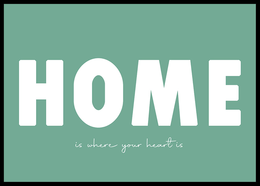 A heartfelt message that creates a sense of homeliness.-12
